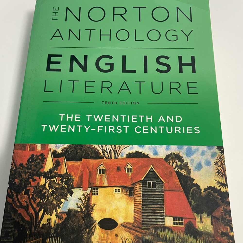 Norton anthology English literature tenth edition